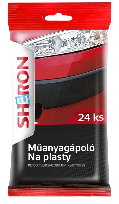 Výprodej - Sheron Čistící ubrousky na plasty Sheron Čistící ubrousky na plasty - Výprodej