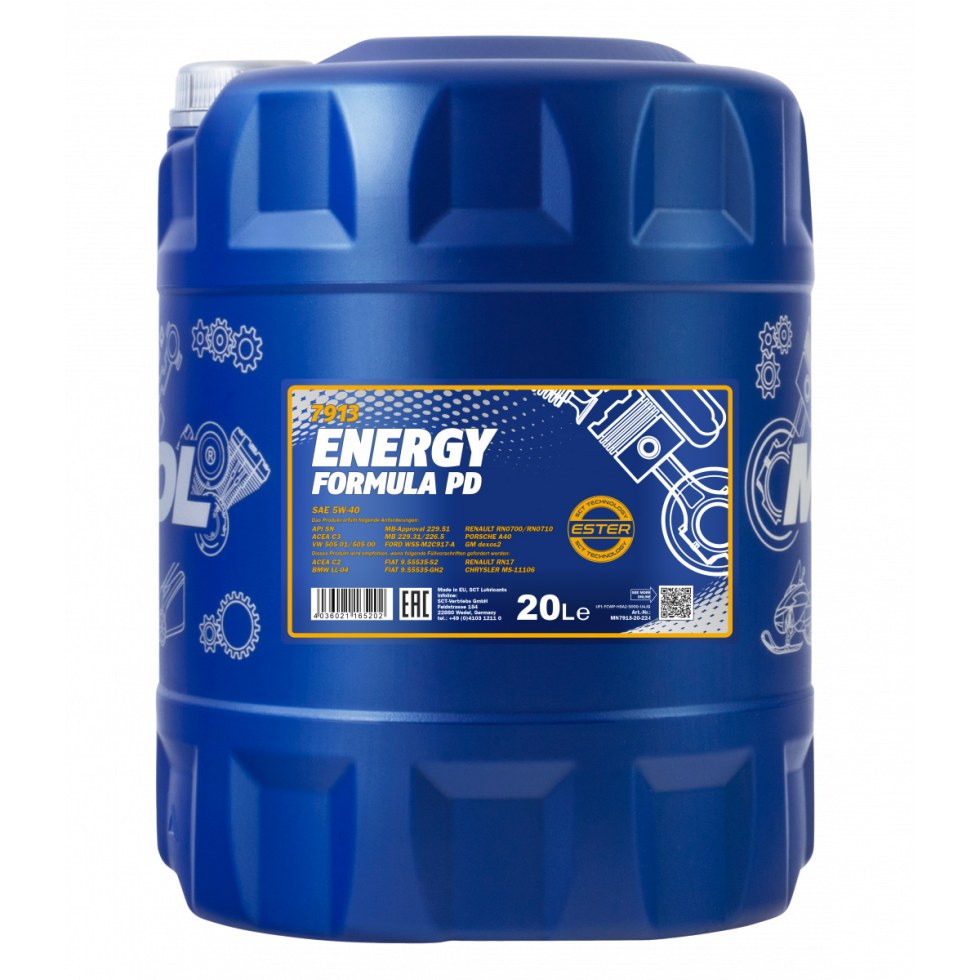 Mannol Energy Formula PD 5W-40 7913 - 20l - 