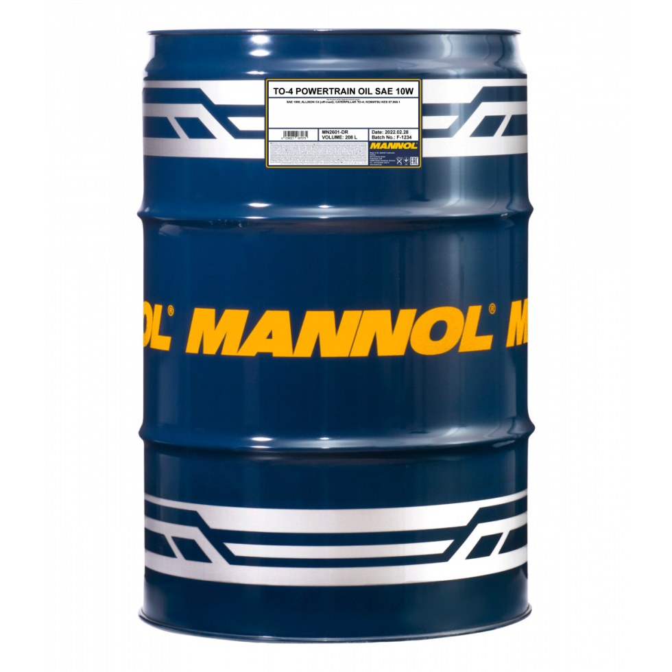 Mannol TO-4 Powertrain Oil SAE 10W 2601 - 208l - 