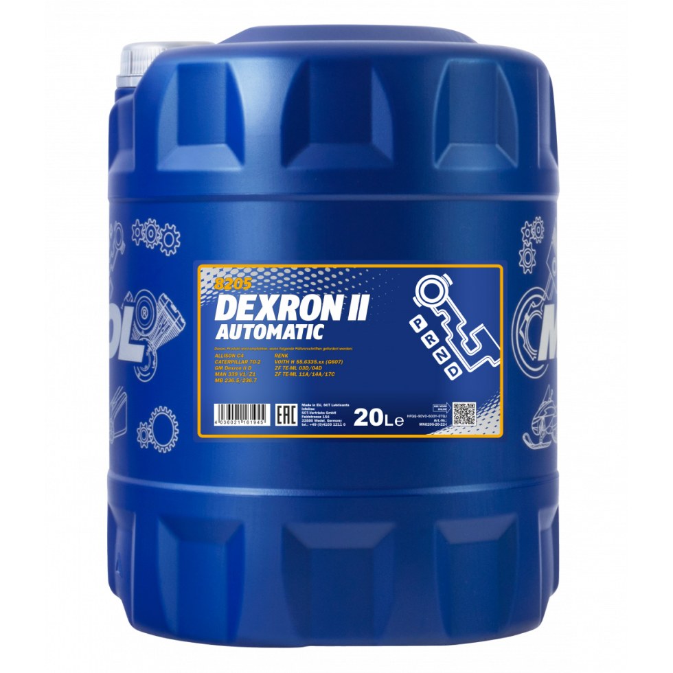 Mannol Automatic ATF Dexron II 8205 - 20l - 
