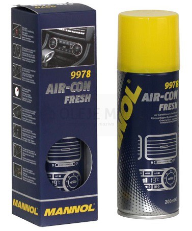 Čistič klimatizací Mannol Air Con-Fresh (9978) - 200 ML - Autokosmetika