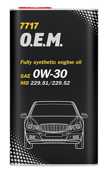 Motorový olej 0W-30 Mannol 7717 O.E.M. Mercedes-Benz - 4 L