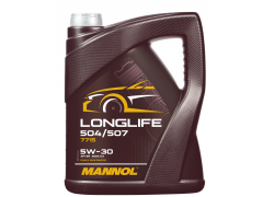 Motorový olej 5W-30 Mannol 7715 Longlife 504/507 - 5 L (plast) Motorové oleje - Motorové oleje pro osobní automobily - 5W-30