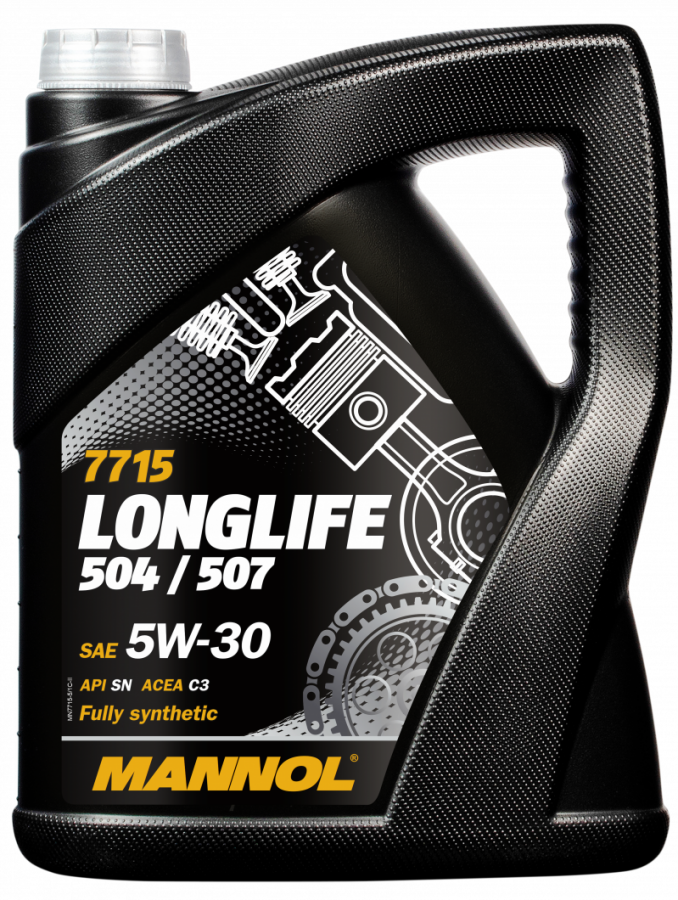 Motorový olej 5W-30 Mannol 7715 Longlife 504/507 - 5 L (plast) - Oleje 5W-30