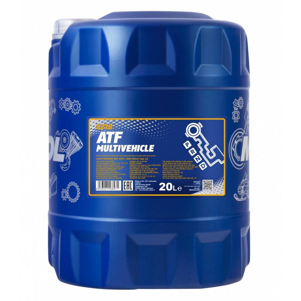 Mannol ATF Multivehicle JWS 3309 8218 - 20l - 