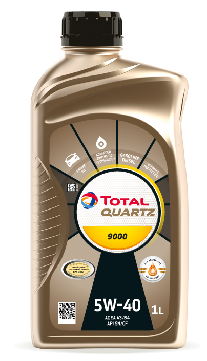 Motorový olej 5W-40 Total Quartz 9000 - 1 L - 5W-40