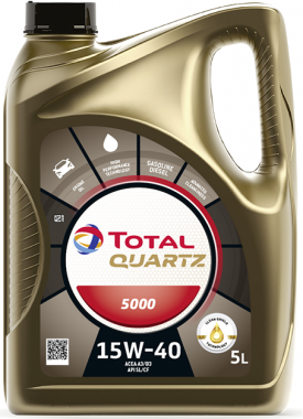 Motorový olej 15W-40 Total Quartz 5000 - 5 L