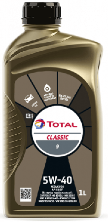 Motorový olej 5W-40 Total Classic 9 - 1 L