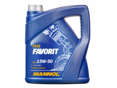 Motorový olej 15W-50 Mannol Favorit - 5 L Motorové oleje - Motorové oleje pro osobní automobily