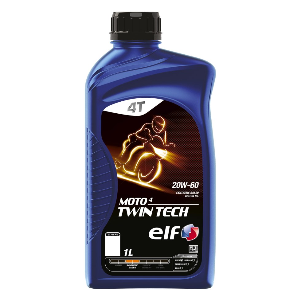 Elf Moto 4 Twin Tech 20W-60 - 1l - 