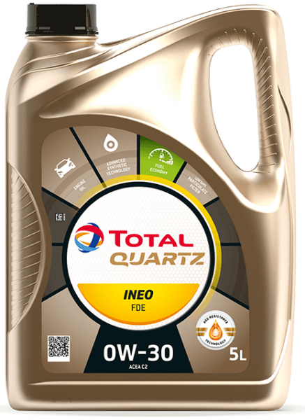 Motorový olej 0W-30 Total Quartz INEO FDE - 5 L - 0W-30