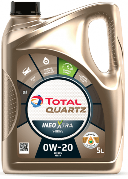 Motorový olej 0W-20 Total Quartz INEO Xtra V-DRIVE - 5 L - Oleje 0W-20