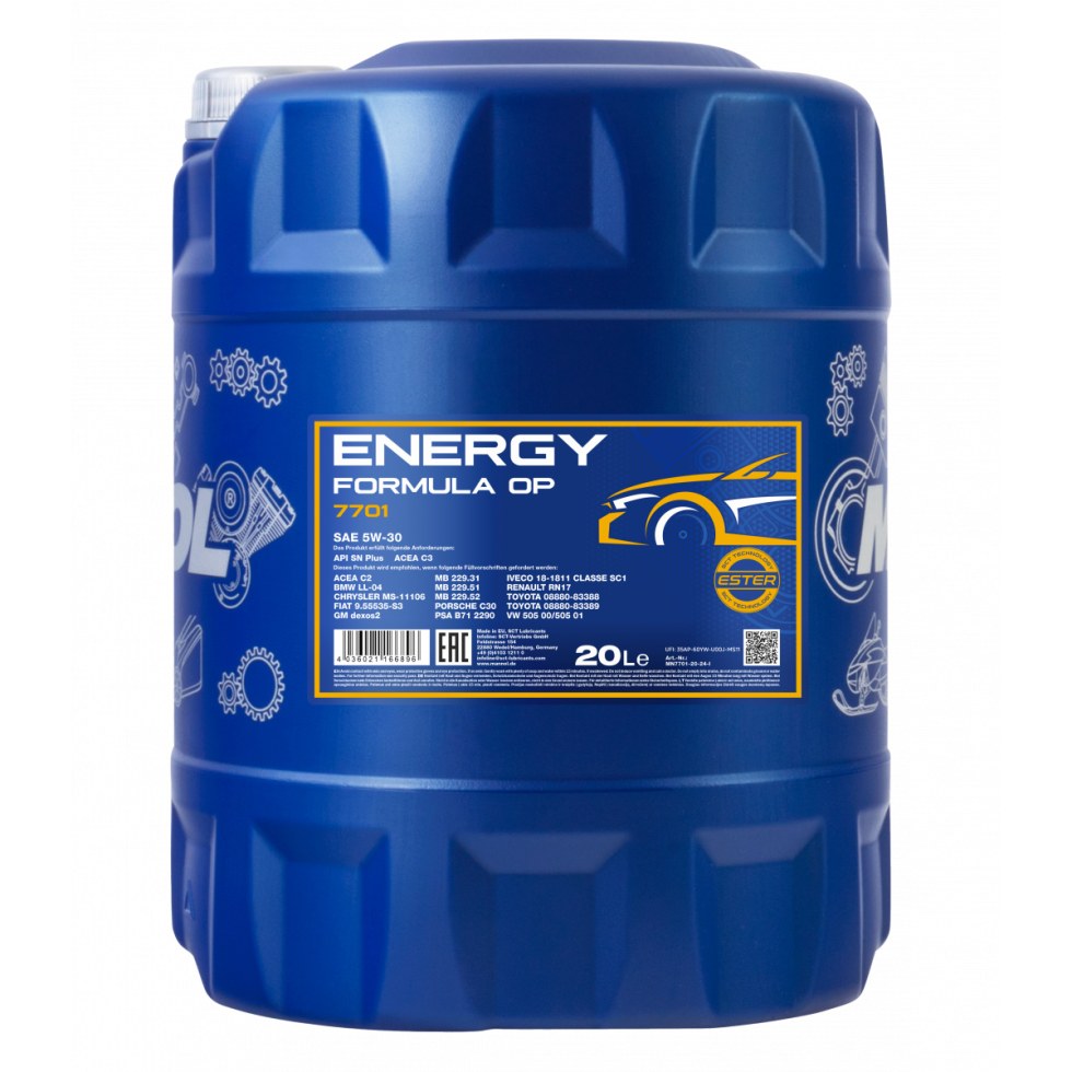 Mannol Energy Formula OP 5W-30 7701 - 20l