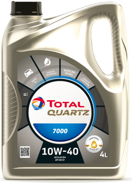 Motorový olej 10W-40 Total Quartz 7000 - 4 L - Oleje 10W-40