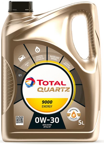 Motorový olej 0W-30 Total Quartz ENERGY 9000 - 5 L - 0W-30
