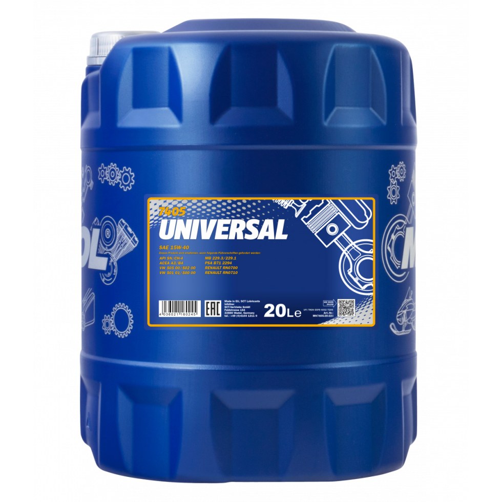 Mannol Universal 15W-40 7405 - 20l