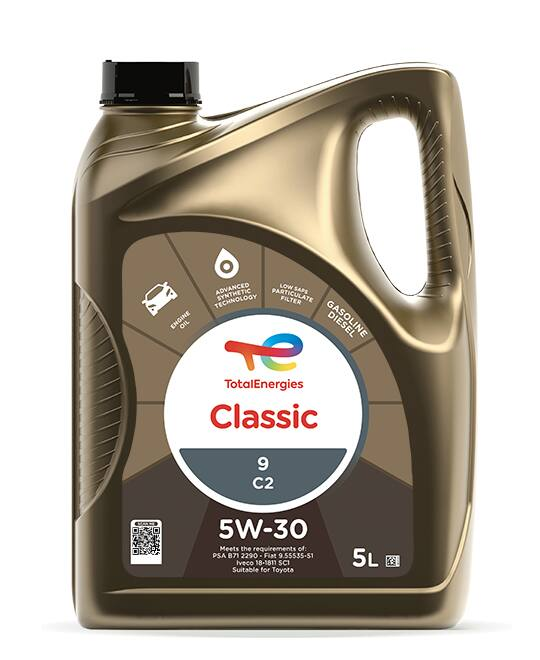 Motorový olej 5W-30 Total Classic 9 C2 - 5 L
