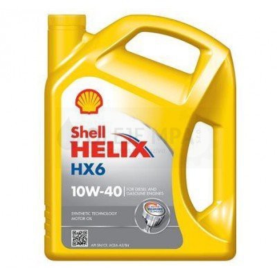 Motorový olej 10W-40 Shell Helix HX6 - 5 L
