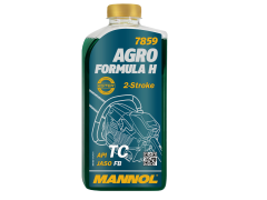 Motorový olej 2-Takt Mannol Agro Formula H 7859 - 1 L Oleje pro zemědělské stroje - Oleje pro sekačky, motorové pily a další zemědělské stroje