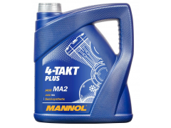Motorový olej Mannol 4-Takt Plus 10W-40 - 4 L Oleje pro zemědělské stroje - Oleje pro sekačky, motorové pily a další zemědělské stroje