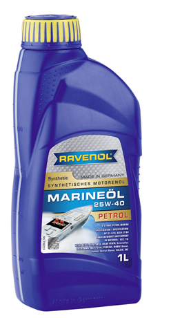 Motorový olej pro lodě Ravenol Marineoil Petrol SAE 25W-40 Synthetic - 1 L - Oleje pro 4-taktní motory