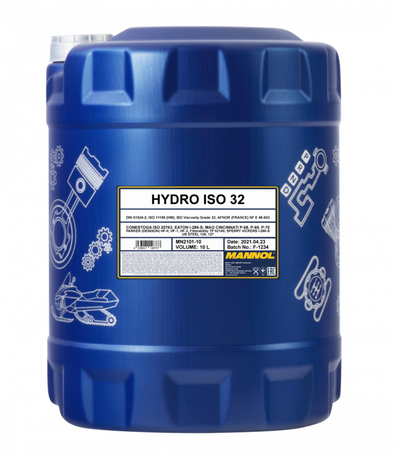 Hydraulický olej Mannol Hydro ISO HM 32 - 10 L - HLP hydraulické oleje (HM)