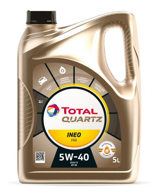 Motorový olej 5W-40 Total Quartz INEO FGO - 5 L