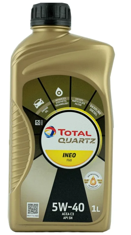 Motorový olej 5W-40 Total Quartz INEO FGO - 1 L