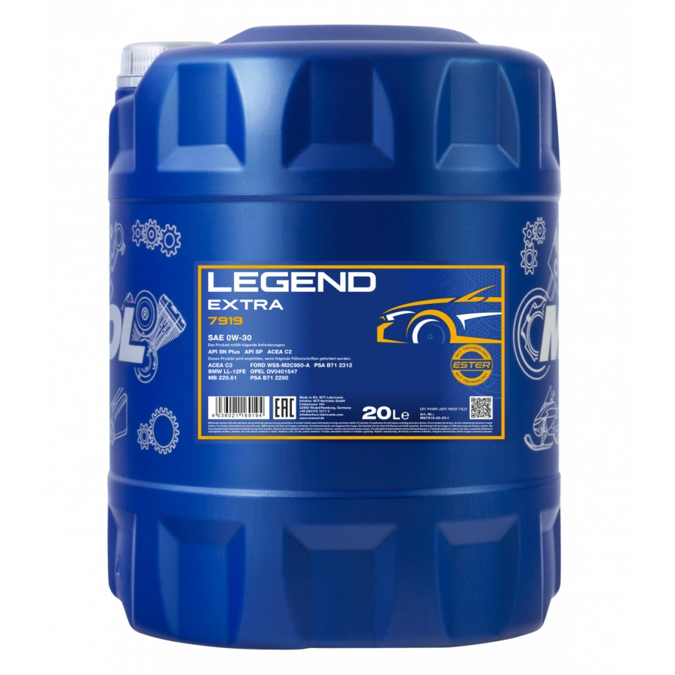 Mannol Legend Extra 0W-30 7919 - 20l - 