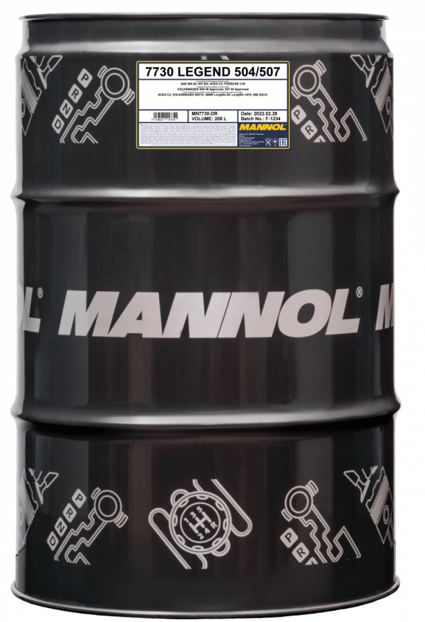 Motorový olej 0W-30 Mannol 7730 Legend 504/507 - 60 L - Oleje 0W-30