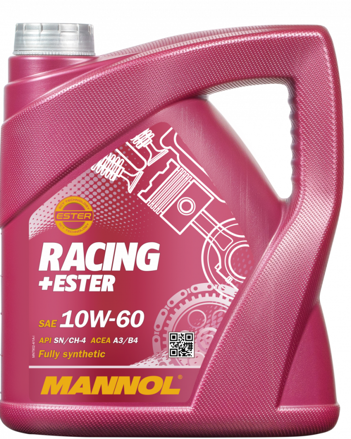 Motorový olej 10W-60 Mannol 7902 Racing + Ester - 4 L