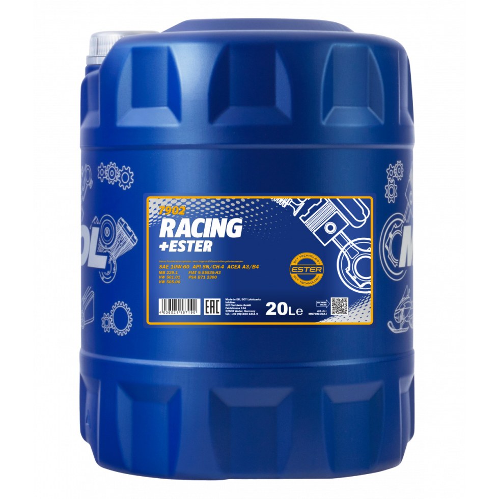 Mannol Racing + Ester 10W-60 7902 - 20l - 