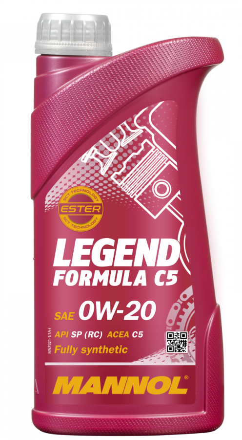 Motorový olej 0W-20 Mannol 7921 Legend Formula C5 - 1 L