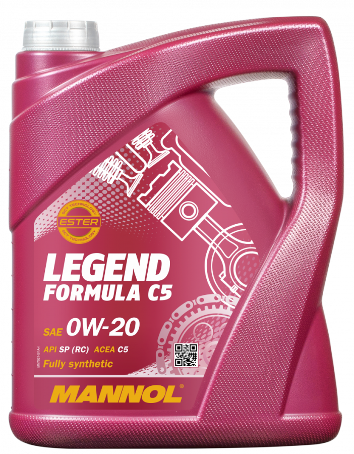 Motorový olej 0W-20 Mannol 7921 Legend Formula C5 - 5 L