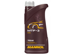 Převodový olej 75W Mannol 8115 MTF-3 - 1 L Převodové oleje - Převodové oleje pro manuální převodovky - Převodové jednostupňové oleje - 75W
