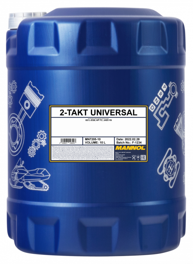 Motorový olej Mannol 2-Takt Universal - 10 L - Výprodej