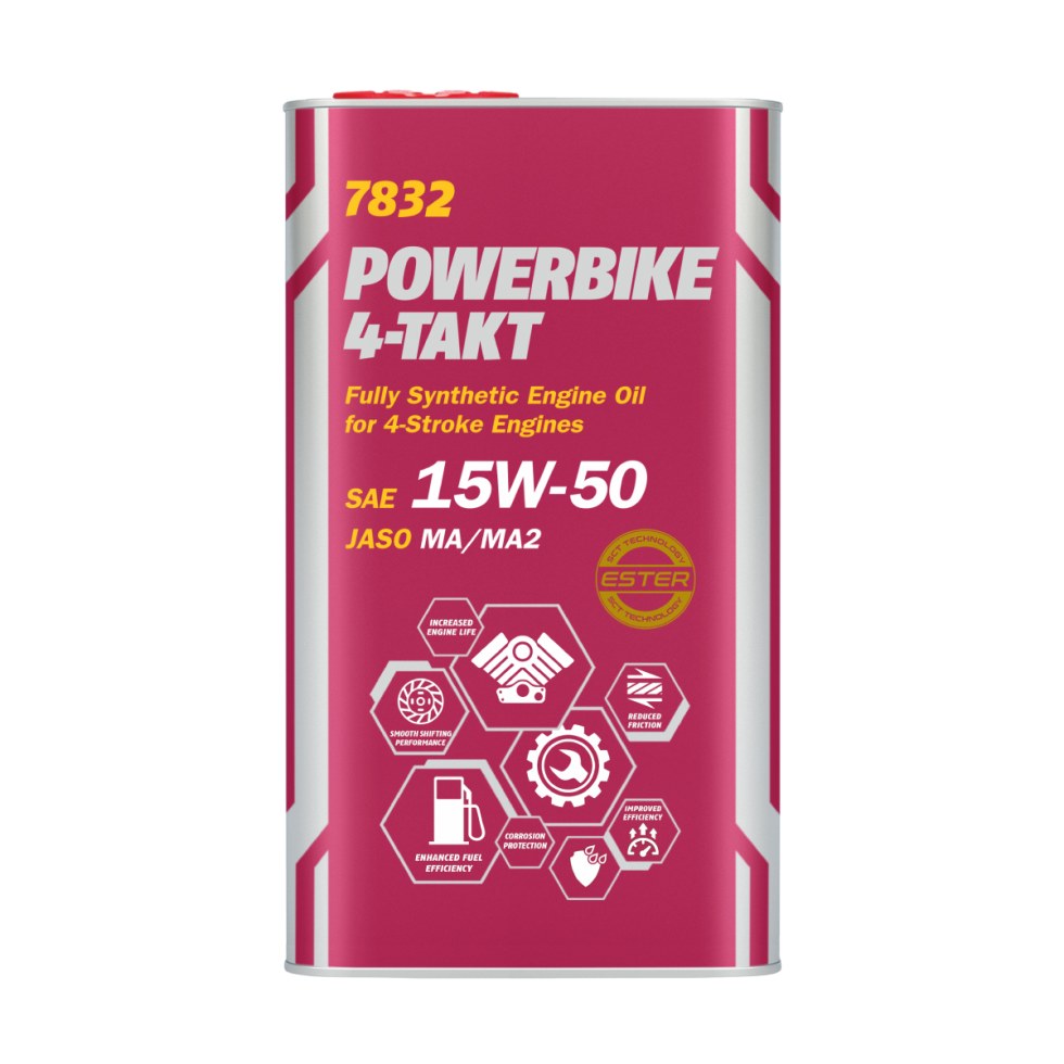 Mannol 4-Takt Powerbike 15W-50 7832 - 4l - 