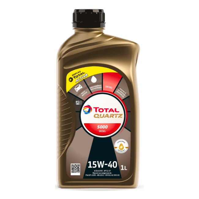 Total Quartz 5000 Diesel 15W-40 - 1l