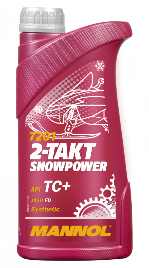 Motorový olej Mannol 2-Takt Snowpower - 1 L