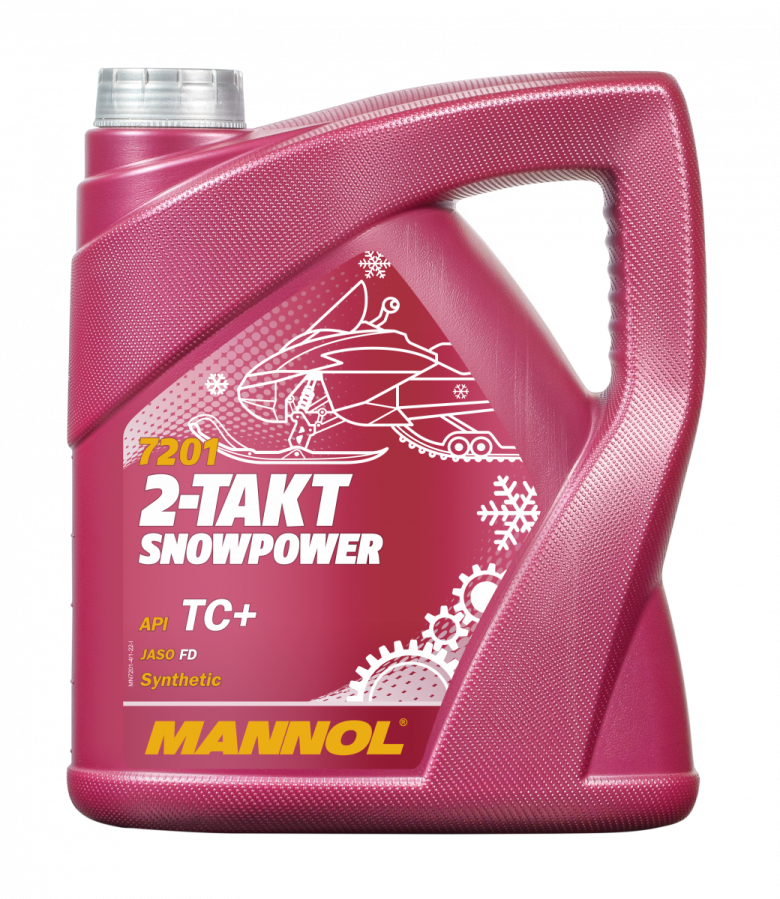 Motorový olej Mannol 2-Takt Snowpower - 4 L - Motorové oleje pro 2-taktní motocykly