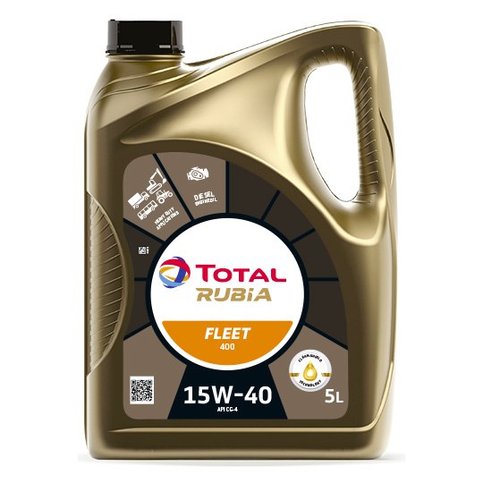 Total Rubia FLEET HD 400 15W-40 - 5l - 
