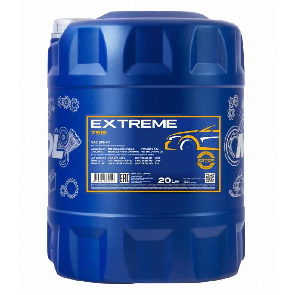 Mannol Extreme 5W-40 7915 - 20l - 