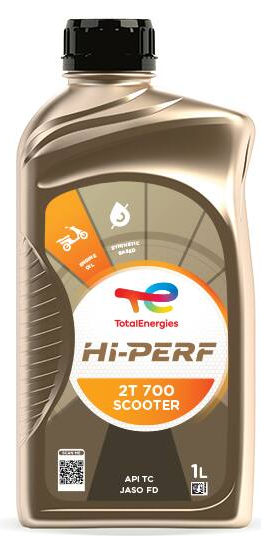 Motocyklový olej Total HI-PERF 2T 700 SCOOTER - 1 L