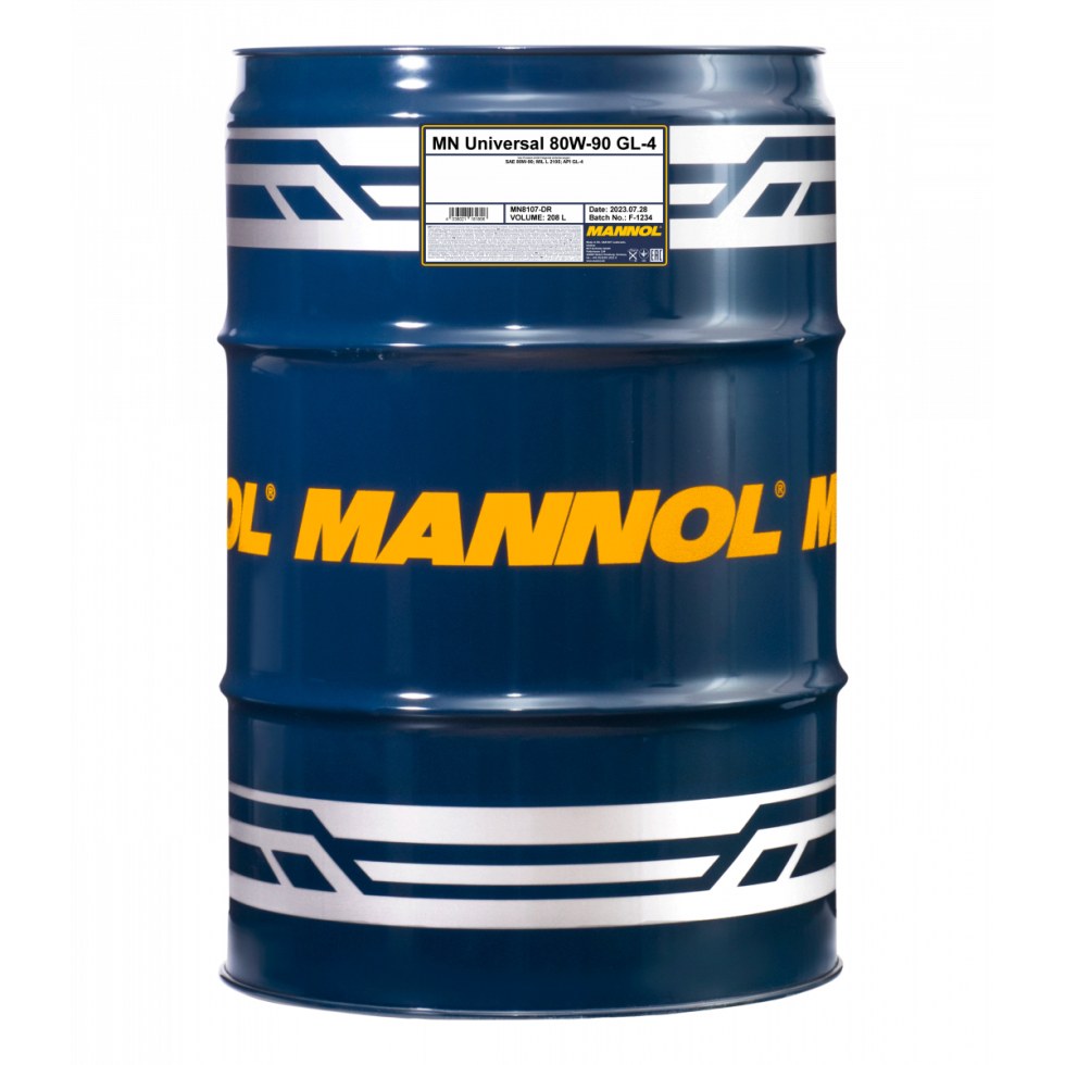 Mannol Universal 80W-90 GL-4 8107 - 208l - 