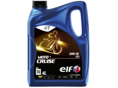 Motorový olej ELF MOTO 4 Cruise 20W-50 - 4 L Motocyklové oleje - Motorové oleje pro 4-taktní motocykly