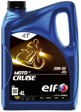 Motorový olej ELF MOTO 4 Cruise 20W-50 - 4 L - Motorové oleje pro 4-taktní motocykly