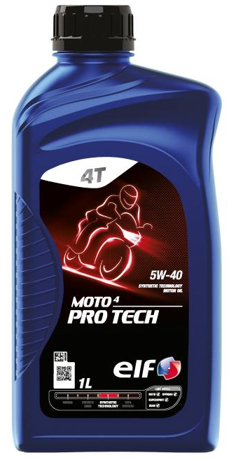 Motorový olej ELF MOTO 4 PRO TECH 5W-40 - 1 L - Motorové oleje pro 4-taktní motocykly