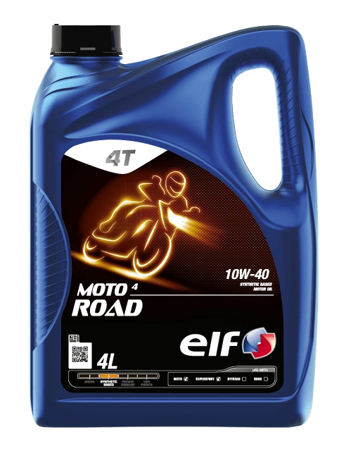 Motocyklový olej 10W-40 Elf Moto 4 ROAD - 4 L - Motorové oleje pro 4-taktní motocykly