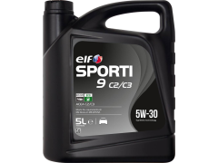 Motorový olej ELF Sporti 9 C2/C3 5W-30 - 5 L Motorové oleje - Motorové oleje pro osobní automobily - 5W-30