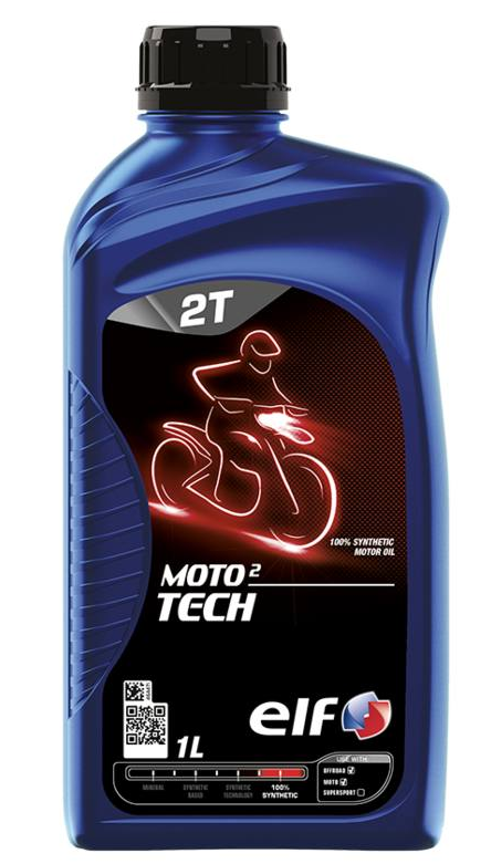 Motocyklový olej Elf Moto 2 TECH - 1 L - Motorové oleje pro 2-taktní motocykly
